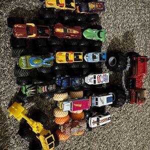 Monster Truck Toy lot - Monster Jam & Hot wheel